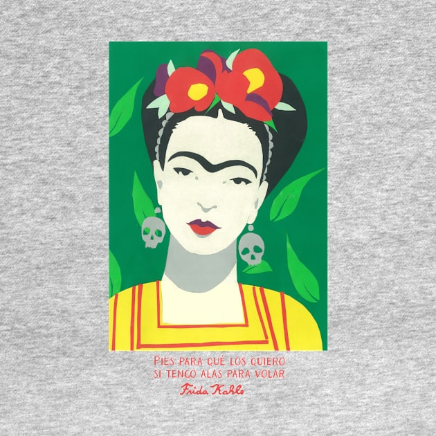 FRIDA KAHLO Mexican Feminist portrait painting by GalleryArtField